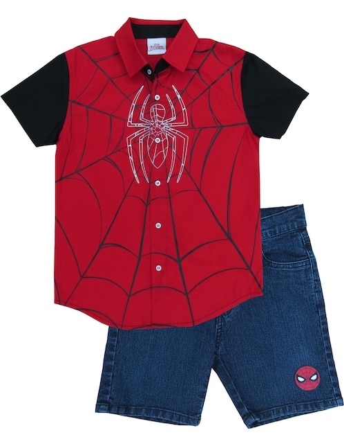 Conjunto Spider-Man algodón para |