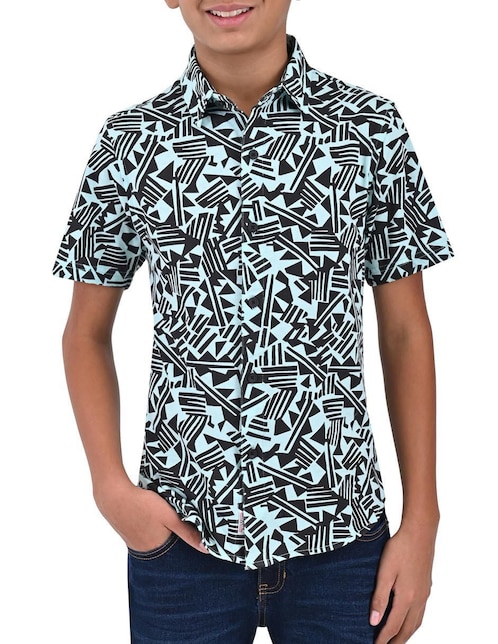Camisa casual Supply de algodón manga corta para niño