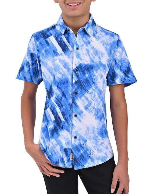 Camisa casual Supply de algodón manga corta para niño
