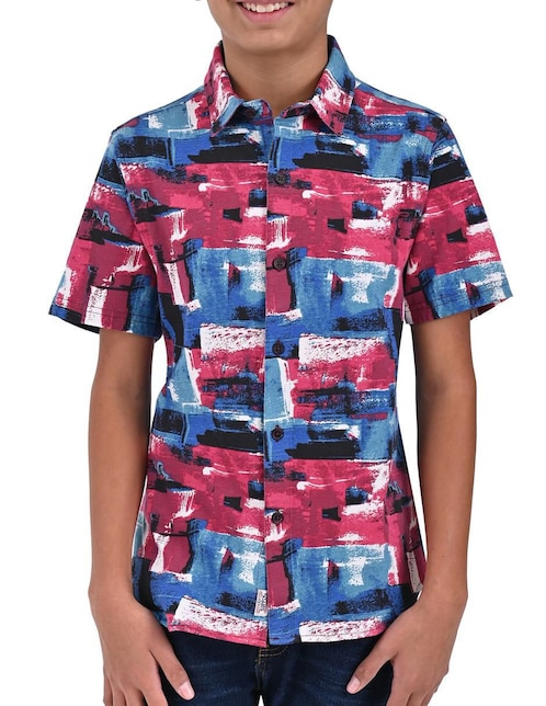 Camisa casual Supply de algodón manga corta para niño