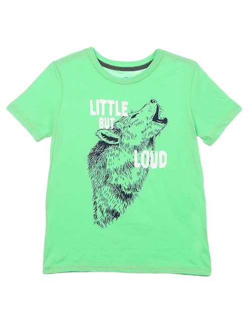 Playera manga corta para niño