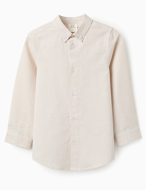 Camisa casual Zippy de algodón manga larga para niño