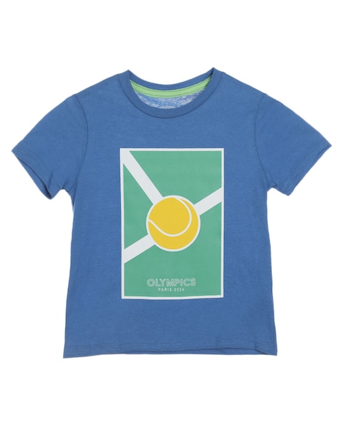 Playera manga corta para niño
