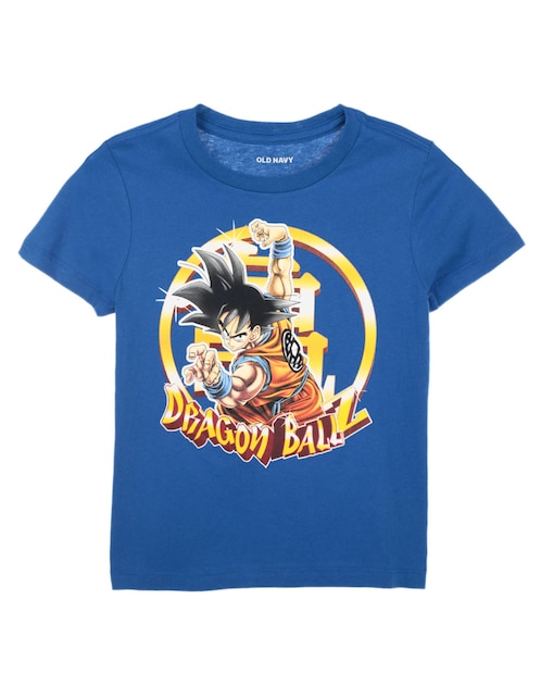 Playera Old Navy Dragon Ball Z manga corta para niño