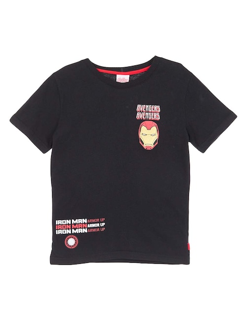 Playera Marvel manga corta para niño