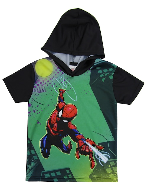 Playera Spider-Man Spider-Man manga corta para niño