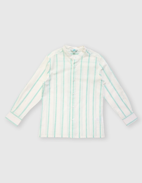 Camisa casual Piquenique de algodón manga larga para niño