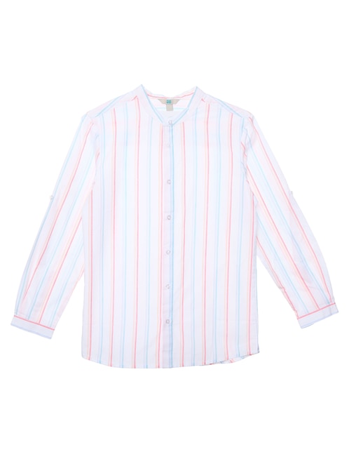 Camisa casual Piquenique de algodón manga larga para niño