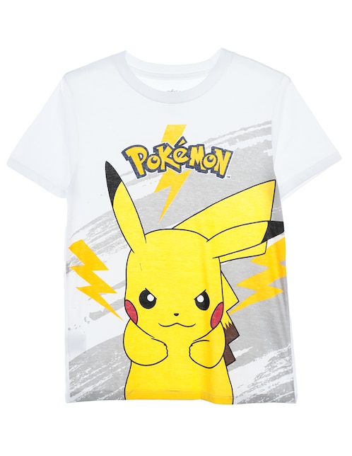 Playera Skiny Pokemon manga corta para niño