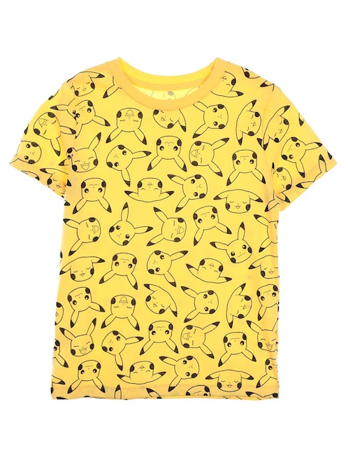 Playera Skiny Pokémon manga corta para niño