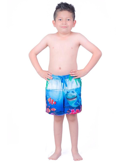 Traje de baño short Sharks 123 para niño