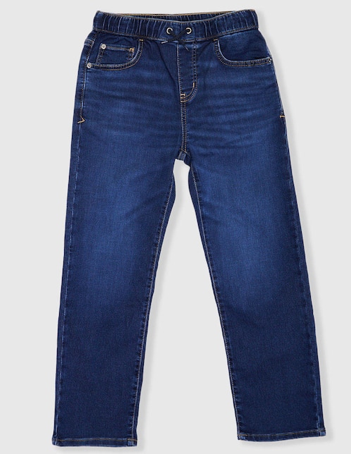 Jeans straight Cat & Jack lavado obscuro para niño