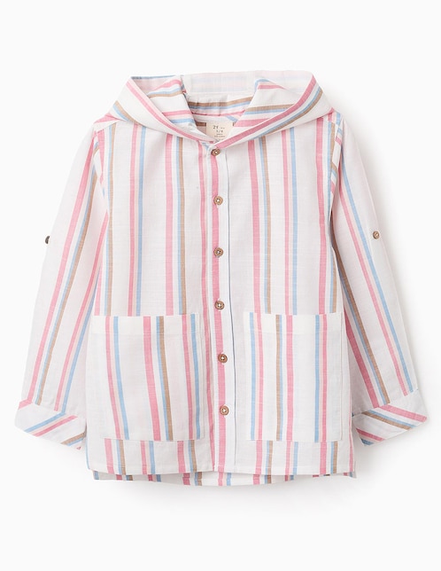 Camisa casual Zippy de algodón manga larga para niño