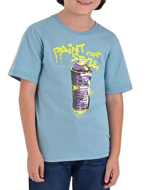 Playera Yale manga corta para niño