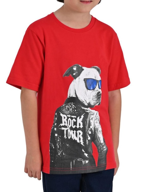 Playera Yale manga corta para niño