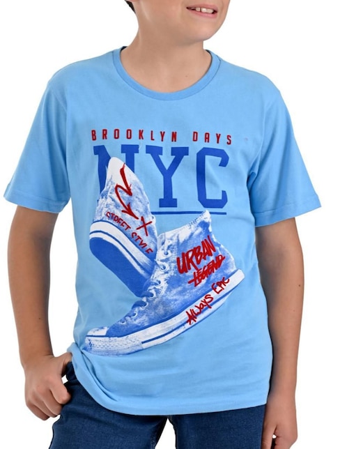 Playera Yale manga corta para niño