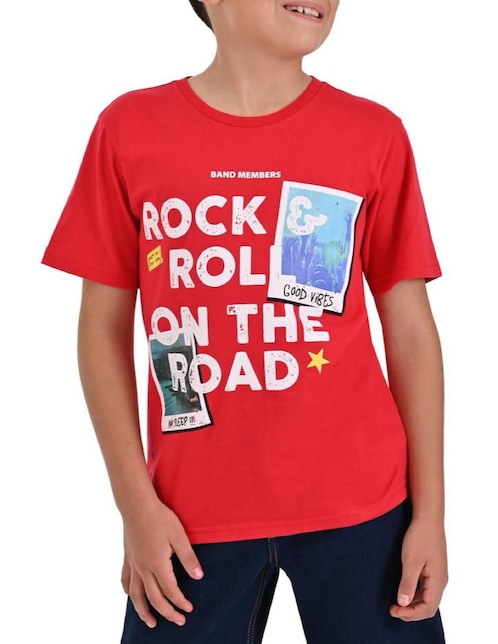 Playera Yale manga corta para niño