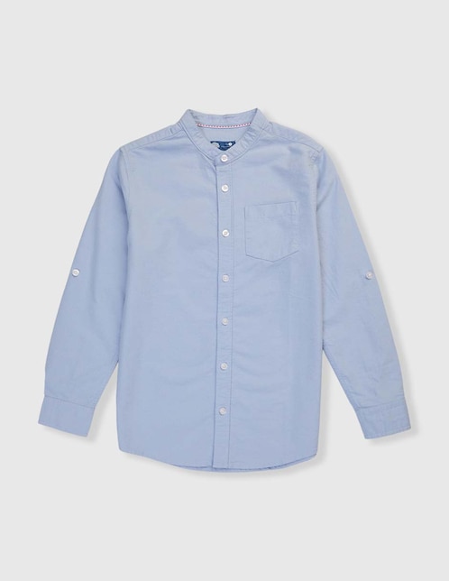 Camisa casual Piquenique de algodón manga larga para niño