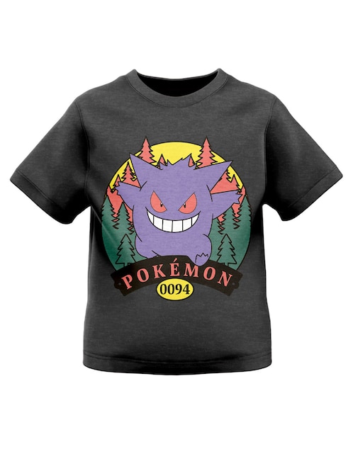 Playera Pokemon manga corta para niño