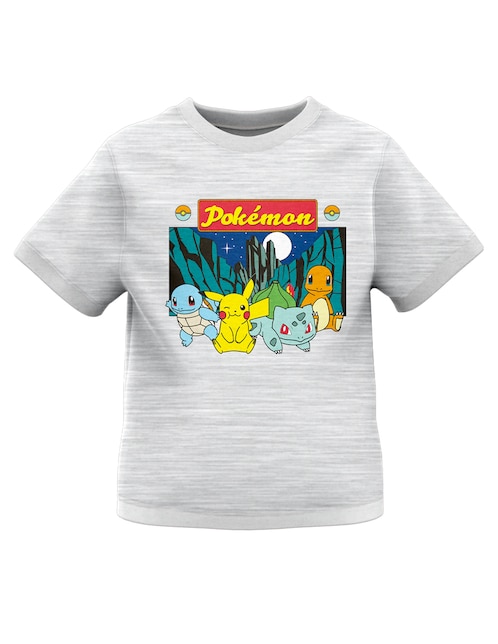 Playera Pokémon manga corta para niño