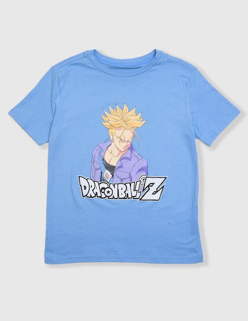Playera Dragon Ball Trunks Dragon Ball Z manga corta para niño