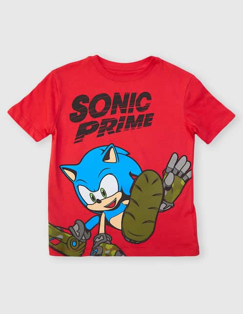 Playera Sonic Sonic Prime manga corta para niño