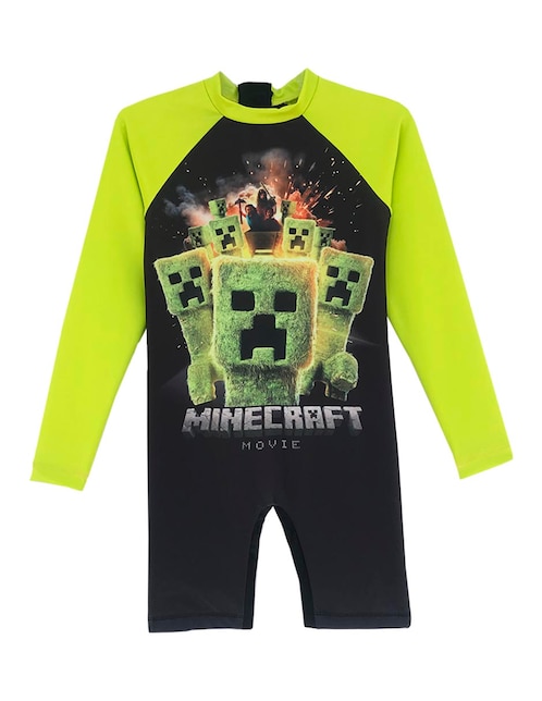 Wetsuit Minecraft estampado gráfico para niño