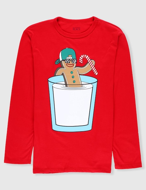 Playera manga larga para niño 1