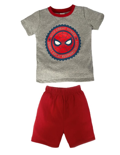 Conjunto Marvel spider-man de algodón para niño