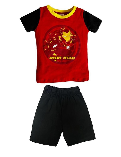 Conjunto Marvel iron man de algodón para niño