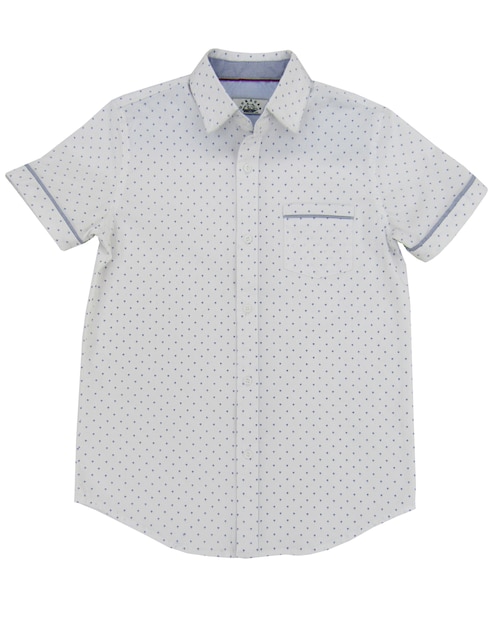 Camisa casual Ouragan de algodón manga corta para niño