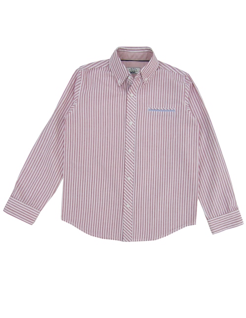 Camisa casual Ouragan de algodón manga larga para niño
