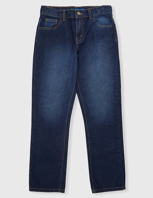 365 ESSENTIAL Jeans straight 365 Essential deslavado para niño