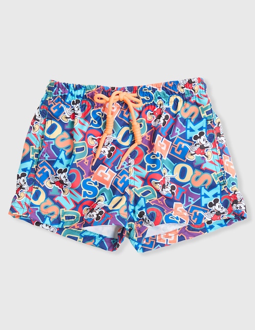 Traje de baño short Mickey Mickey Mouse para niño
