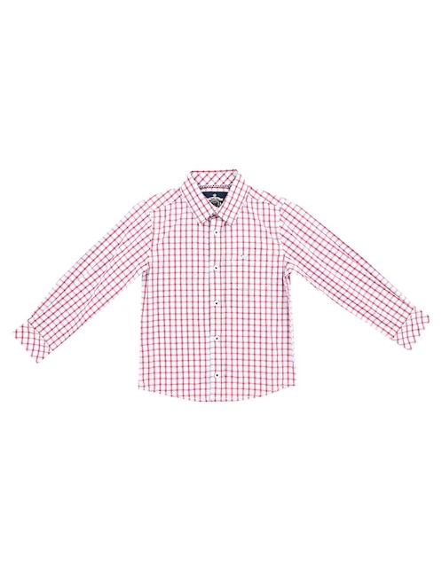 Camisa casual Ferrioni de algodón manga larga para niño