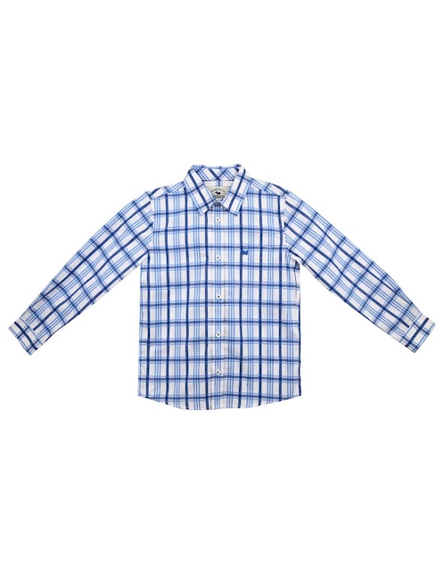 Camisa casual Ferrioni Casely de algodón manga larga para niño