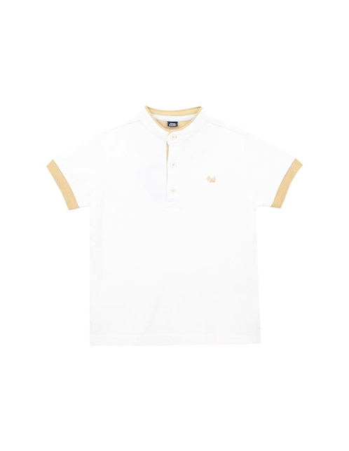 Playera tipo polo Ferrioni Nevis de algodón para niño
