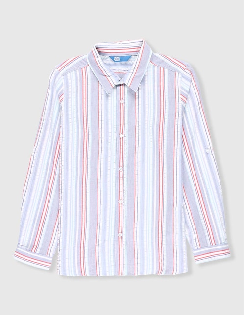 Camisa casual manga larga para niño 1