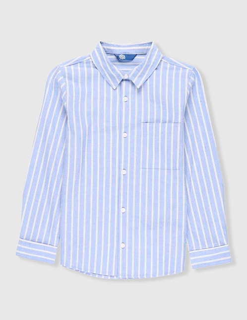 Camisa casual Piquenique de algodón manga larga para niño
