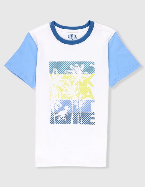 Playera manga corta para niño 1