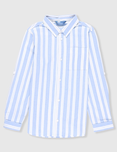 Camisa casual Piquenique de algodón manga larga para niño