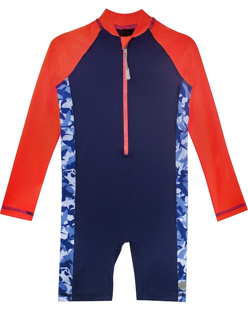 Wetsuit Sunskin estampado gráfico para niño