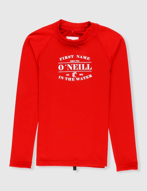 WETSHIRT O´NEILL LISA CON, 12 AÑOS, ROJO