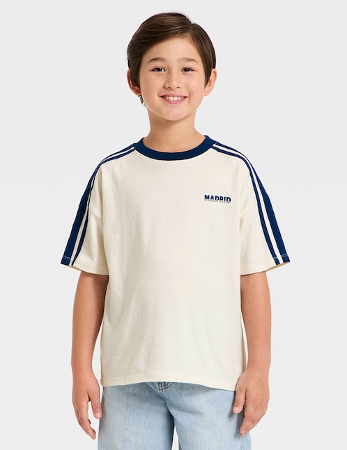 Playera Madrid manga corta para niño 1