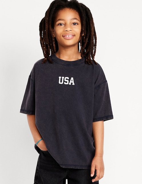 Playera Graficas manga corta para niño 1