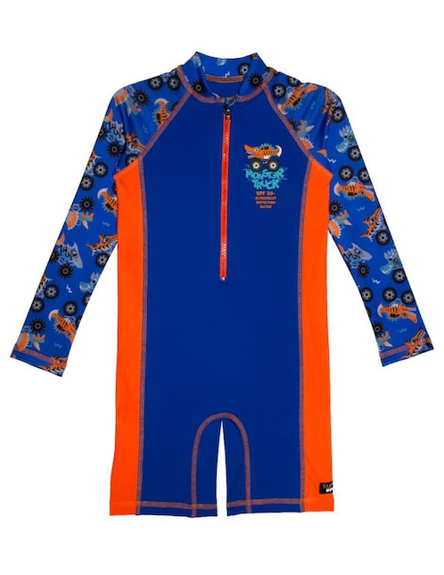 Wetsuit Sunskin estampado gráfico para niño