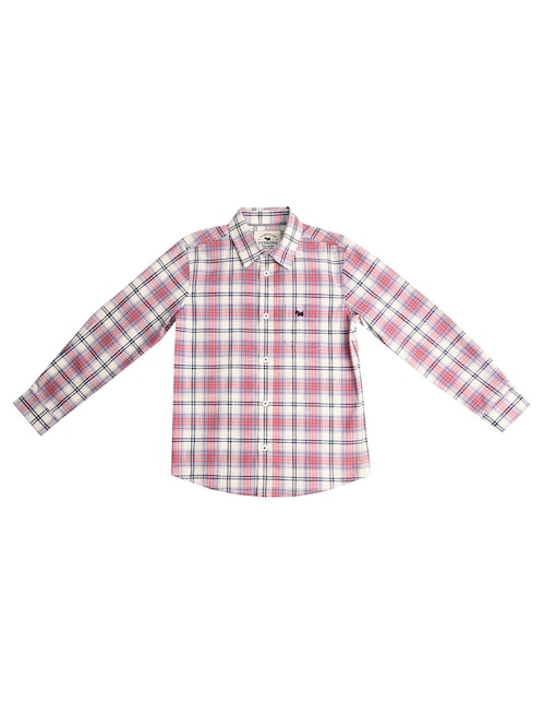 Camisa casual Ferrioni Caspia de algodón manga larga para niño