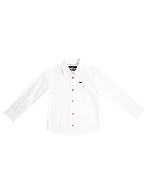 Camisa casual Ferrioni Jhordan de algodón manga larga para niño