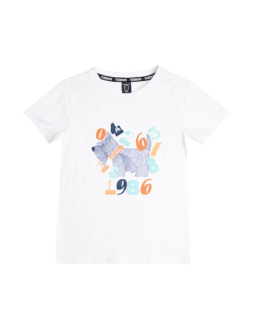 Playera Wilkie manga corta para niño infantil 1