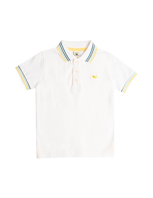 Playera tipo polo Bardia de algodón para niño 1